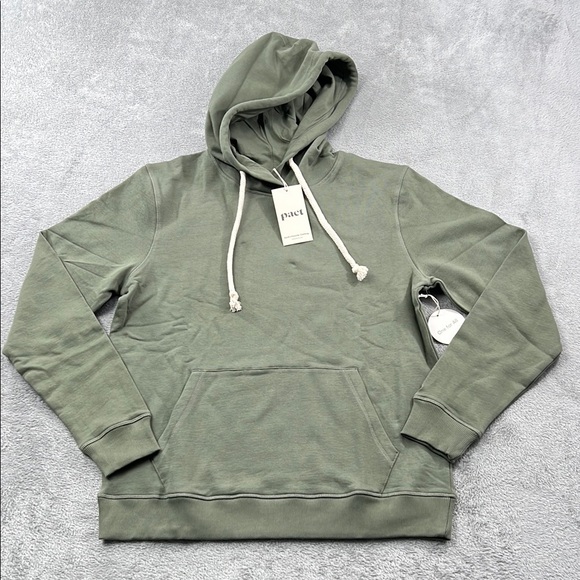 Pact Tops - NEW PACT M‎ 100% Organic Cotton Unisex One For All Pullover Caper Hoodie